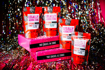 Holiday: LEGALLY ADDICTIVE — PEPPERMINT CRUNCH COOKIES MADE FROM CRACKERS TOFFEE CHOCOLATE PART CRACKER ALL COOKIE OPEN HERE